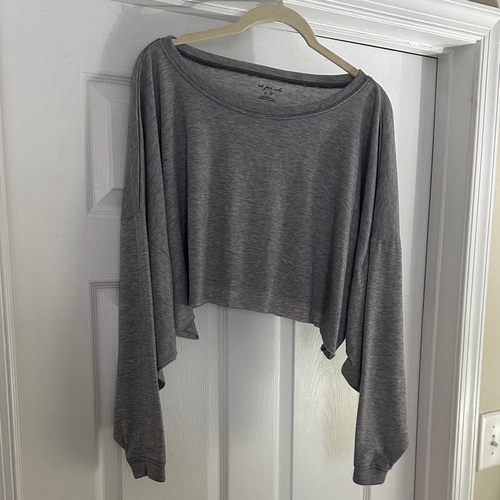 Out from Under Charcoal Gray Crop Top